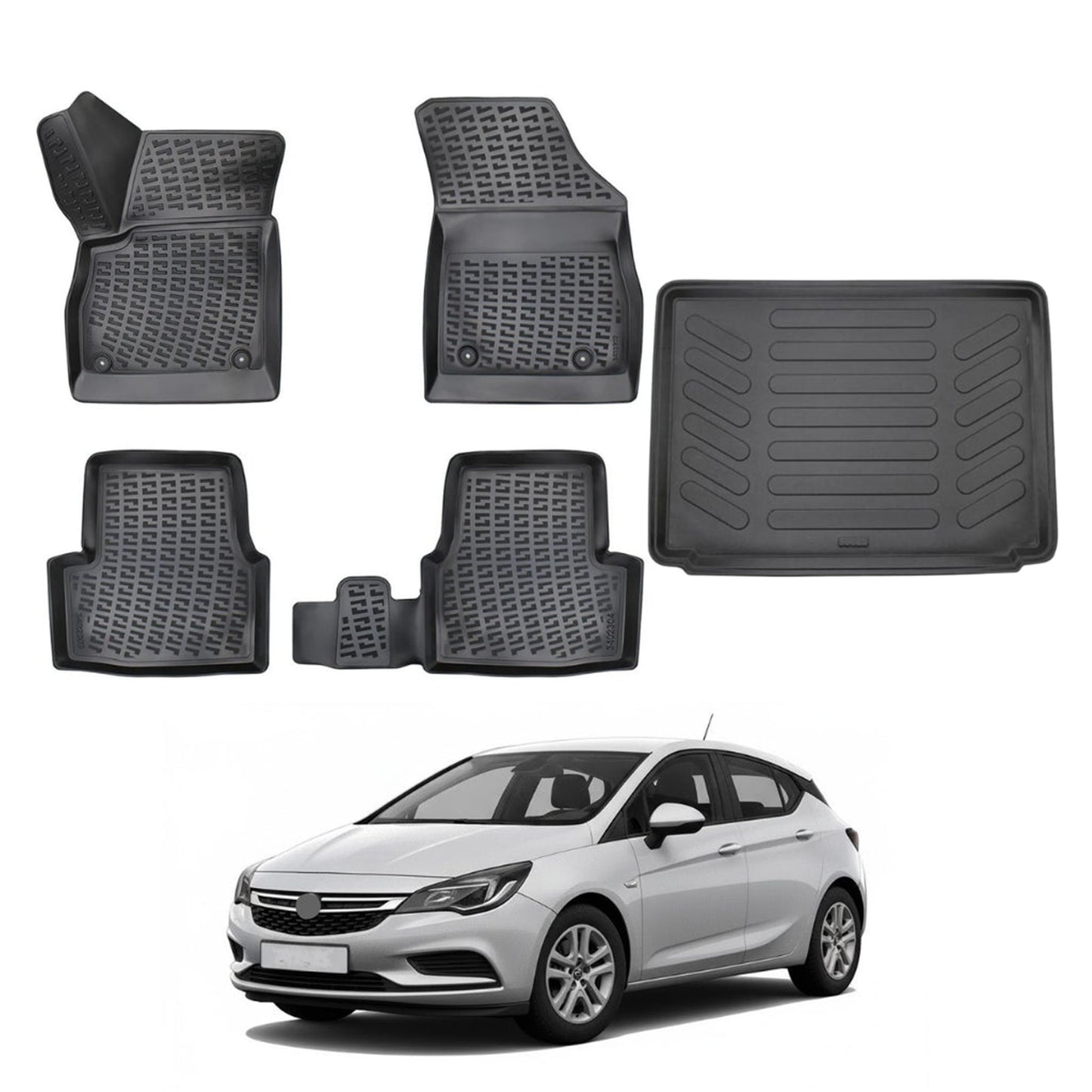 Opel Astra K Floor Mats and Cargo Liner 2015-2021 - Auto Accessory