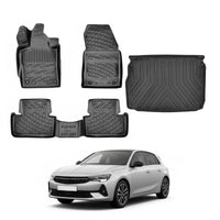 Opel Astra Floor Mats and Cargo Liner 2021-2026 - Auto Accessory SKU: 4817