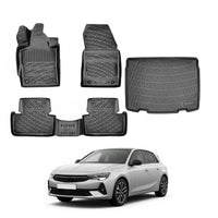 Opel Astra Floor Mats and Cargo Liner 2021-2026 - Auto Accessory SKU: 4818