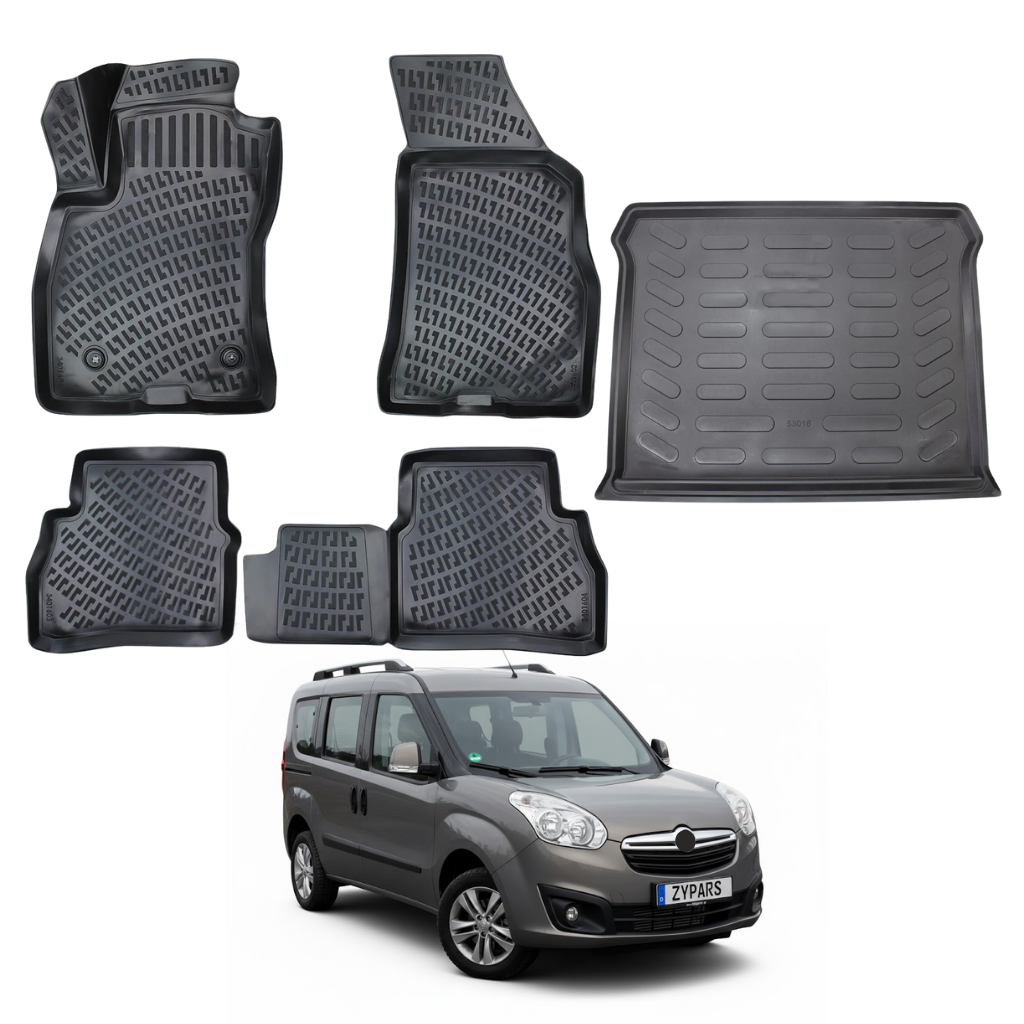 Opel Combo D Floor Mats and Cargo Liner 2011-2018