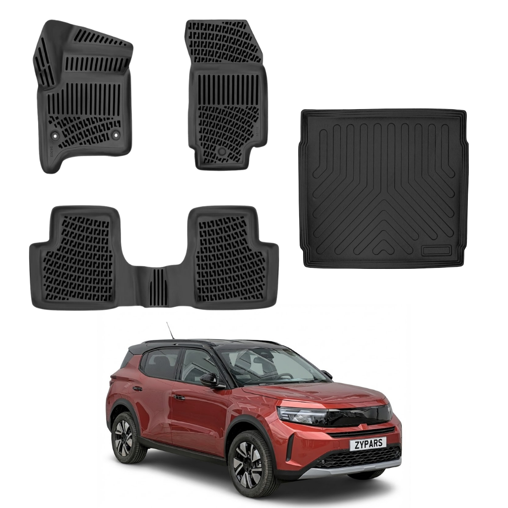 Opel Frontera MHEV Floor Mats and Cargo Liner 2025-2026 - Auto Accessory SKU: 4837