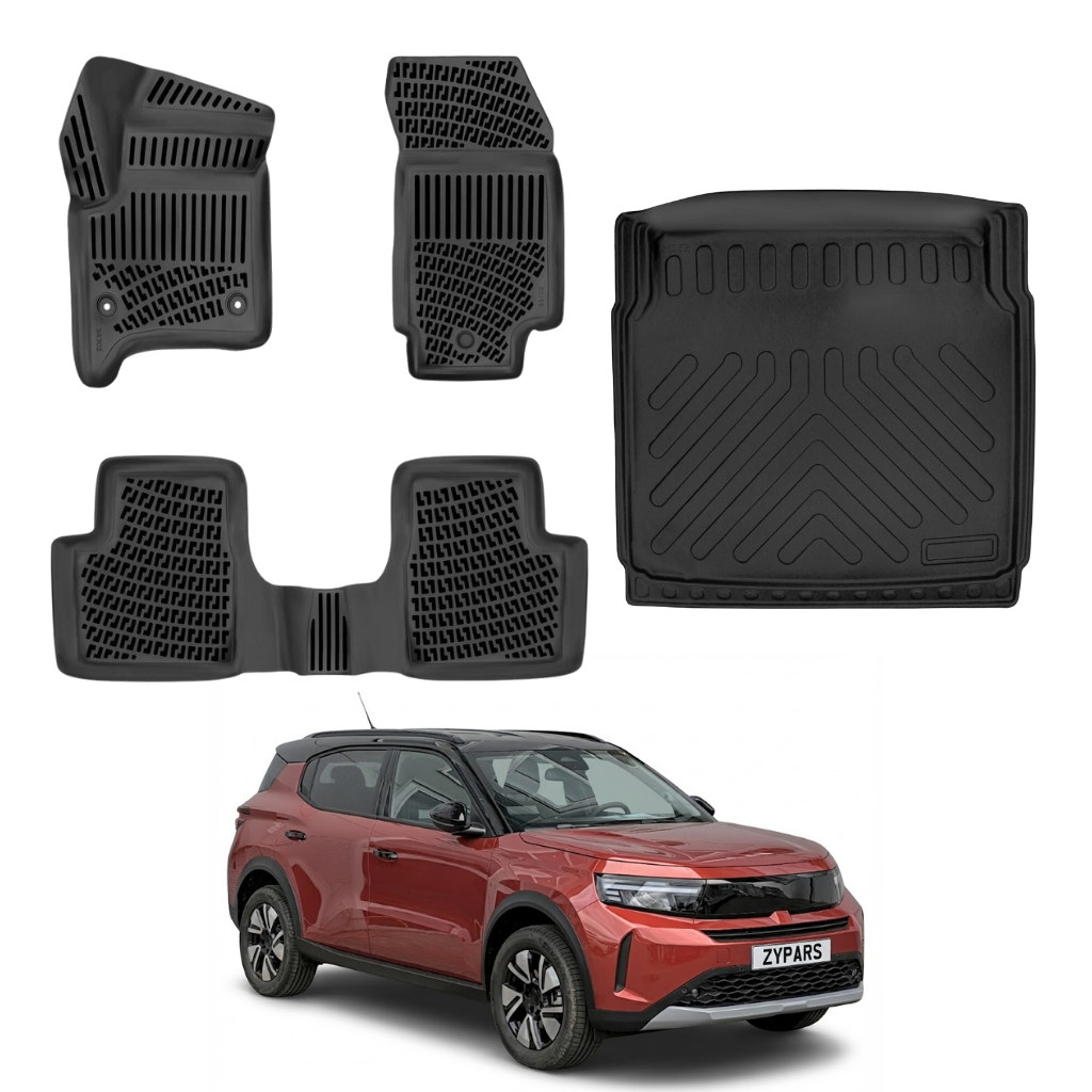 Opel Frontera MHEV Floor Mats and Cargo Liner 2025-2026 - Auto Accessory SKU: 4838