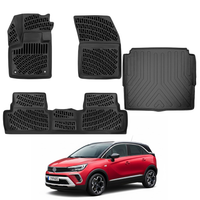 Opel Grandland Floor Mats and Cargo Liner 2021-2024, All Weather TPE Front, Rear & Cargo Set