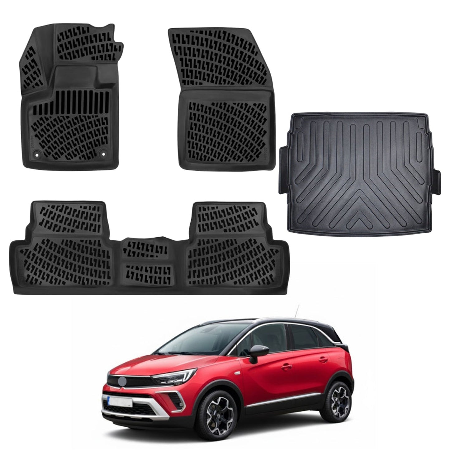 Opel Grandland Floor Mats and Cargo Liner 2021-2024 - Auto Accessory