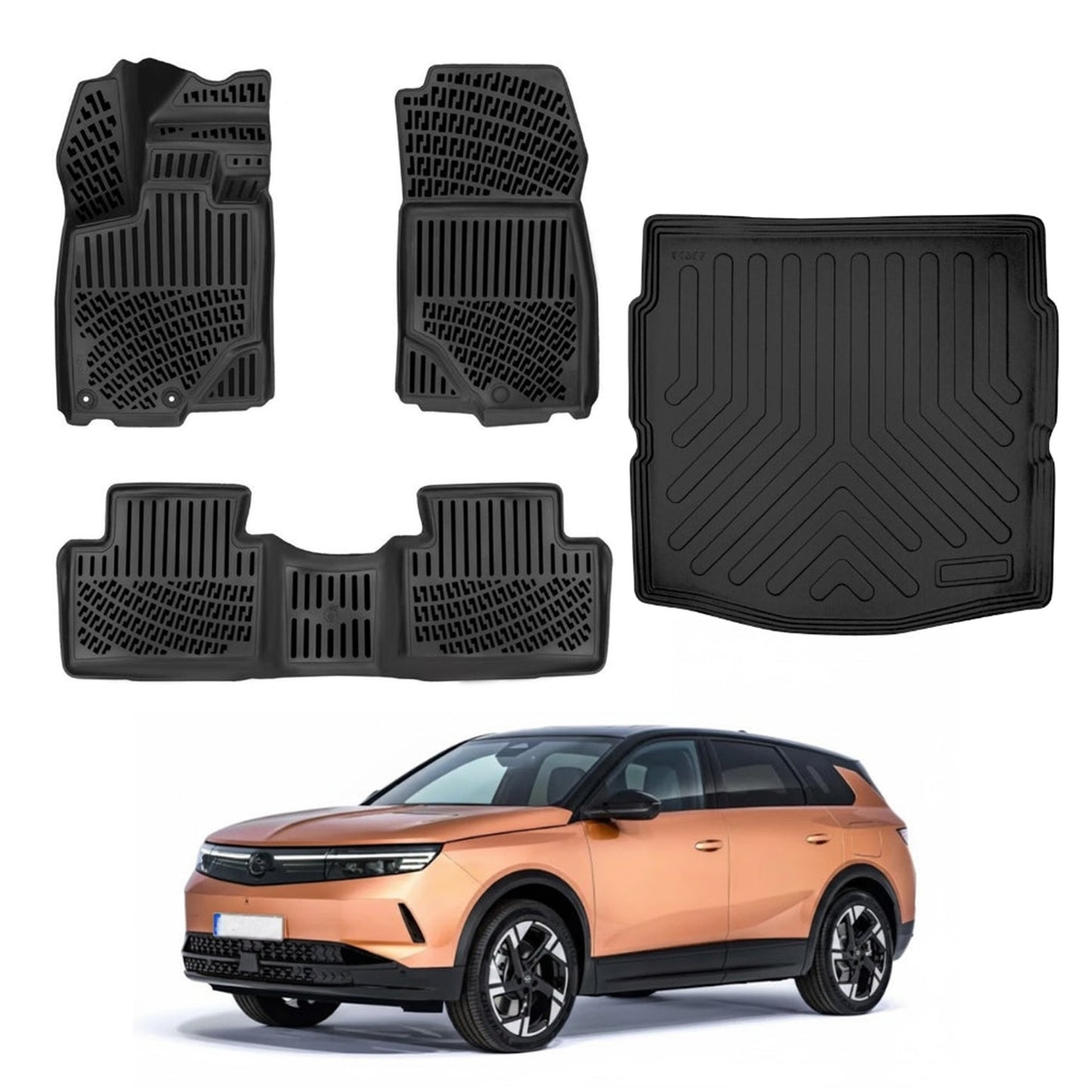 Opel Grandland Floor Mats and Cargo Liner 2025-2026 - Auto Accessory