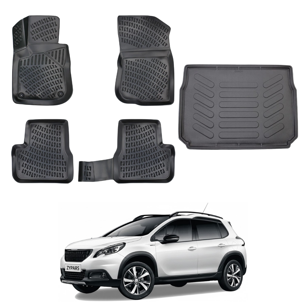 Peugeot 2008 Floor Mats and Cargo Liner 2013-2019