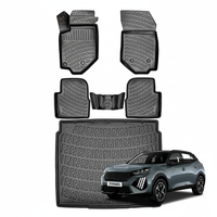 Peugeot 2008 Floor Mats and Cargo Liner 2019-2026, All Weather TPE Front, Rear & Cargo Set