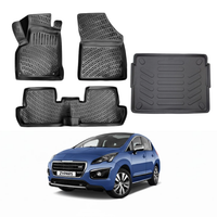 Peugeot 3008 Floor Mats and Cargo Liner 2008-2016