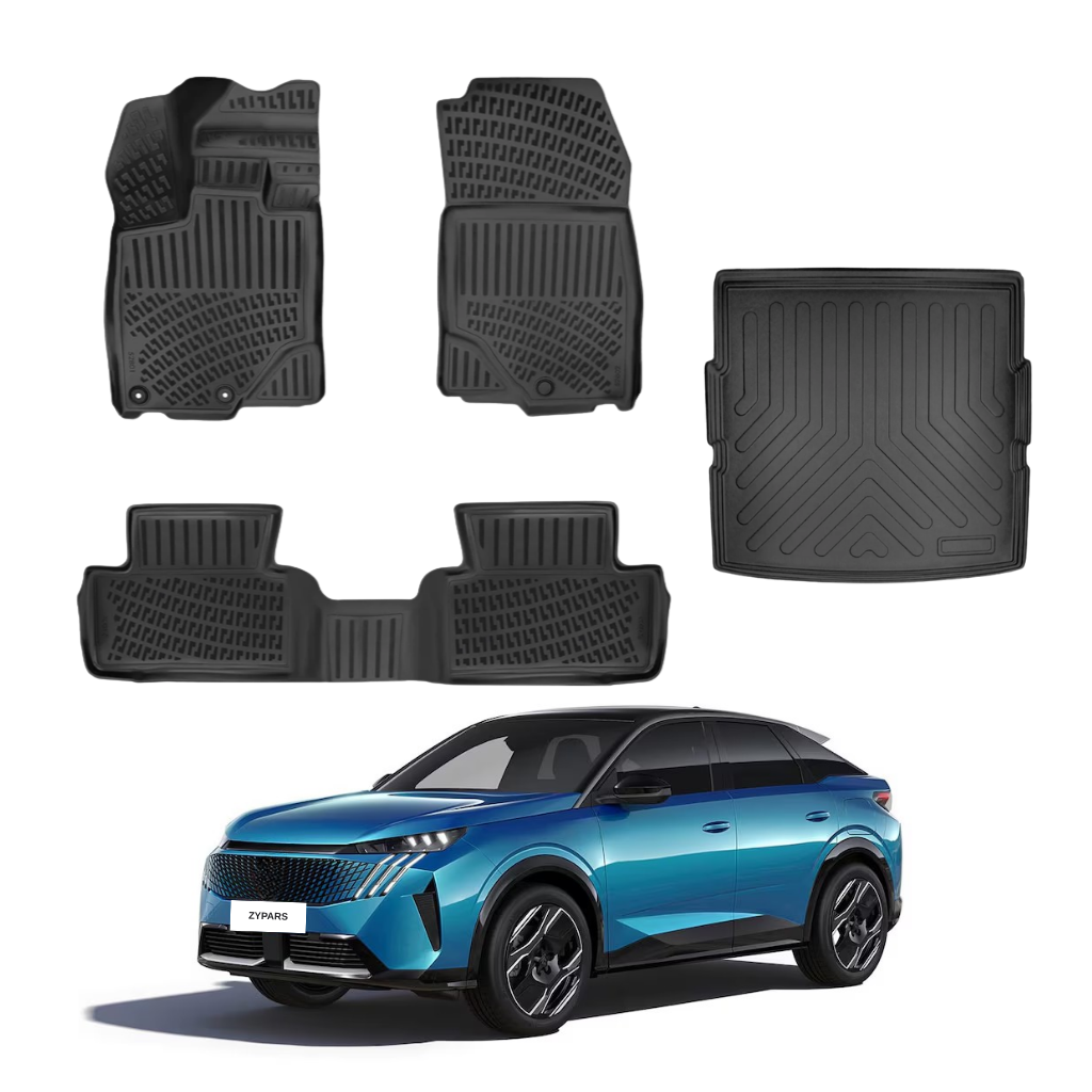 Peugeot 3008 Floor Mats and Cargo Liner 2024-2026 - Auto Accessory SKU: 4873