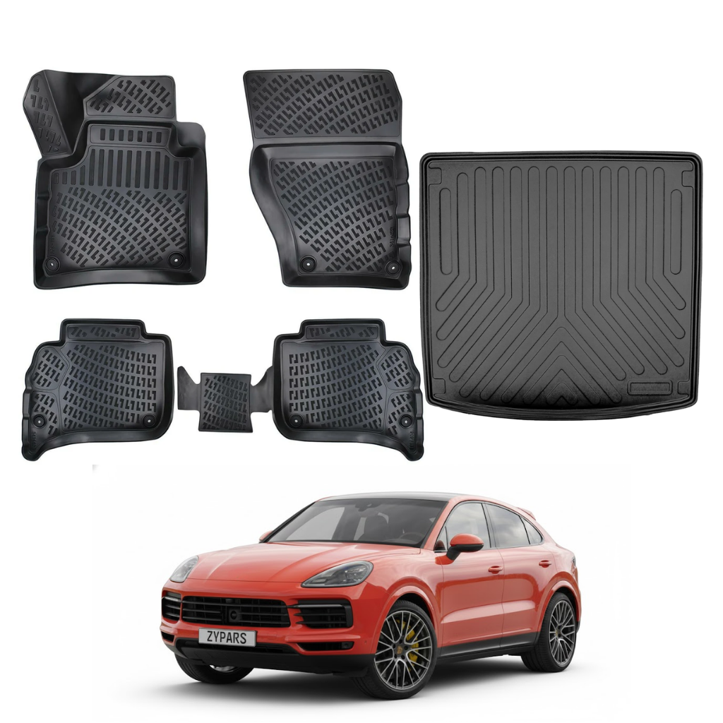Porsche Cayenne Floor Mats and Cargo Liner 2018-2026