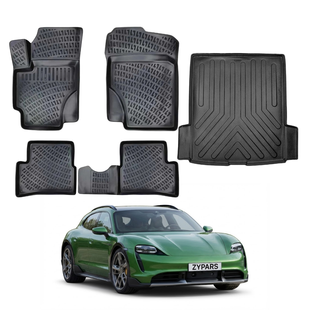 Porsche Taycan Cross Turismo Floor Mats and Cargo Liner 2021-2026