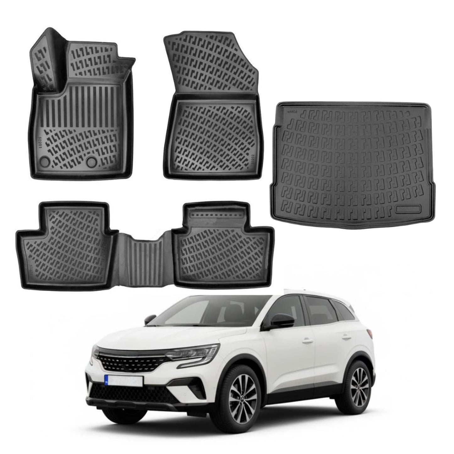 Renault Austral Mild Floor Mats and Cargo Liner 2022-2026 - Auto Accessory