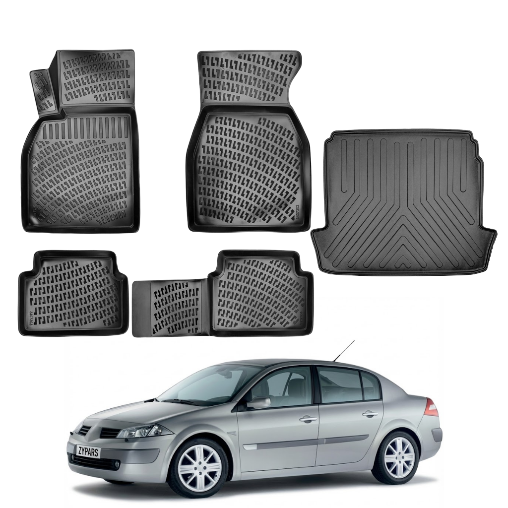Renault Megane Floor Mats and Cargo Liner 2002-2009 | Ehiltek Shop