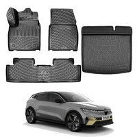 Renault Megane E-Tech Floor Mats and Cargo Liner 2022-2026, All Weather TPE Front, Rear & Cargo Set