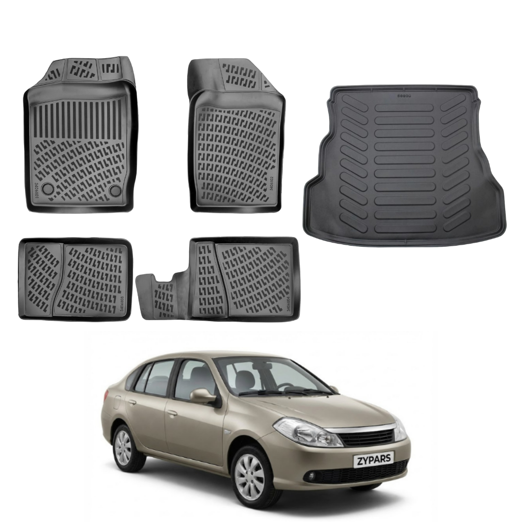 Renault Symbol Floor Mats and Cargo Liner 2008-2012