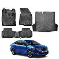 Renault Taliant Floor Mats and Cargo Liner 2021-2026, All Weather TPE Front, Rear & Cargo Set