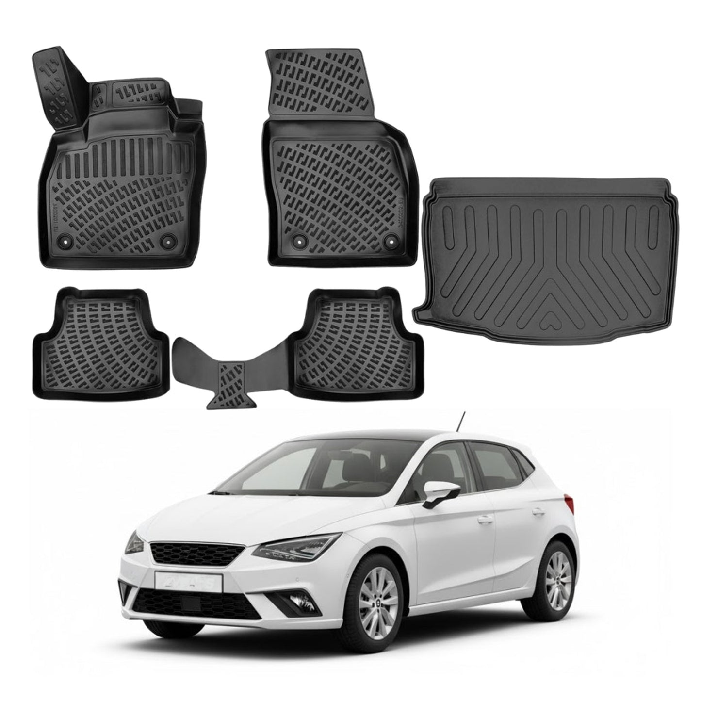Seat Ibiza Floor Mats and Cargo Liner 2022-2026 - Auto Accessory