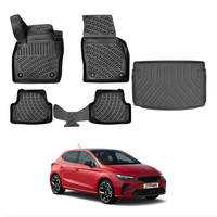 Seat Ibiza Floor Mats and Cargo Liner 2022-2026, All Weather TPE Front, Rear & Cargo Set