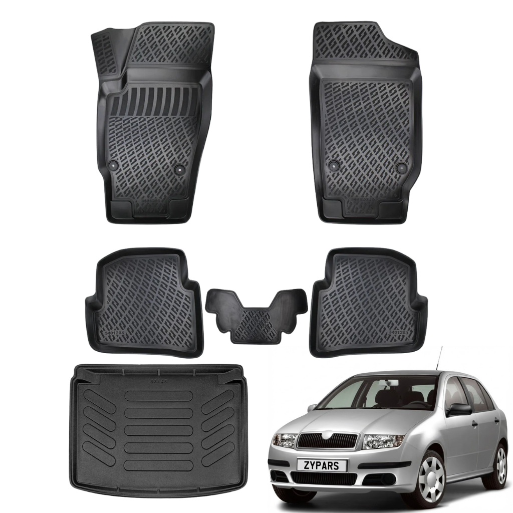 Skoda Fabia Floor Mats and Cargo Liner 1999-2007