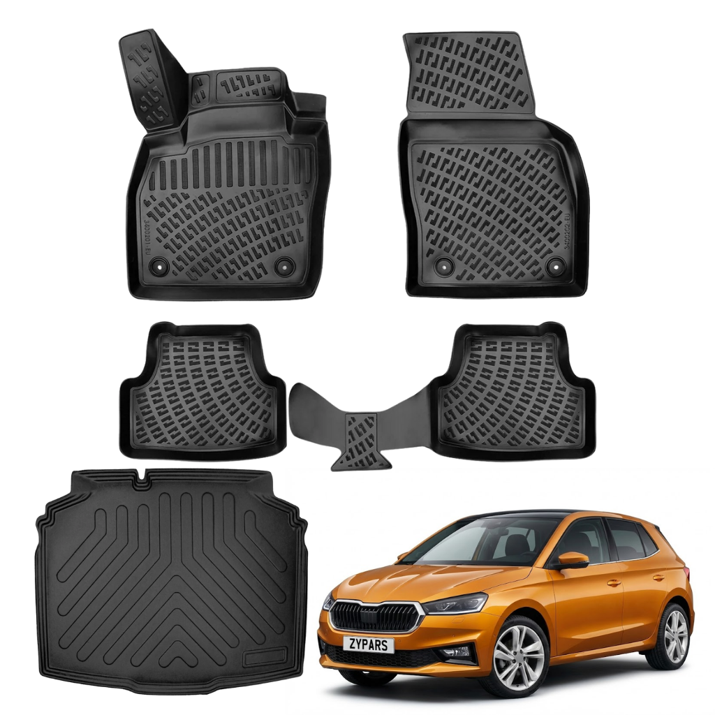 Skoda Fabia Floor Mats and Cargo Liner 2022-2026