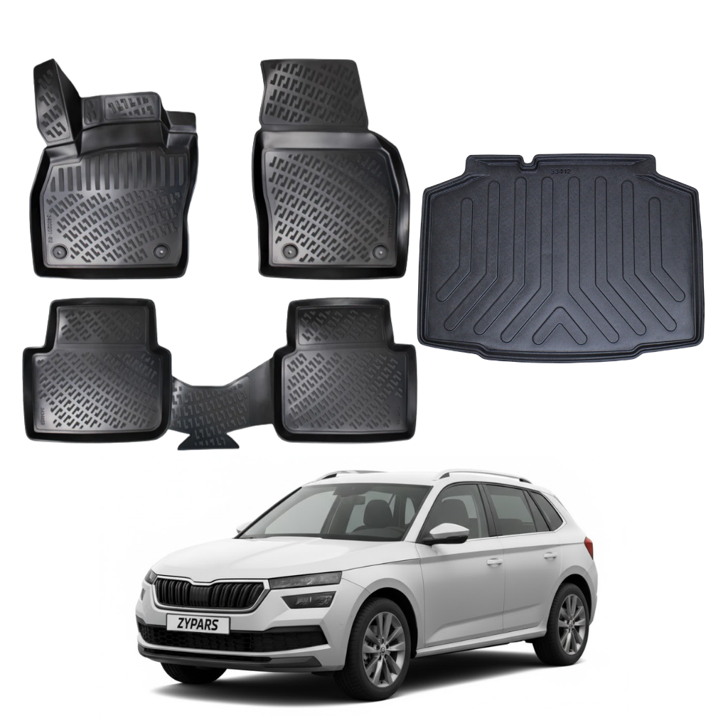 Skoda Kamiq Floor Mats and Cargo Liner 2019-2026