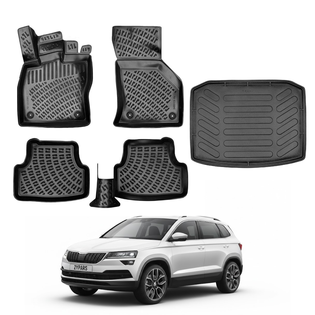 Skoda Karoq Floor Mats and Cargo Liner 2017-2026