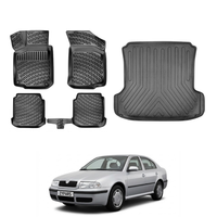 Skoda Octavia A4 Floor Mats and Cargo Liner 1996-2004, All Weather TPE Front, Rear & Cargo Set
