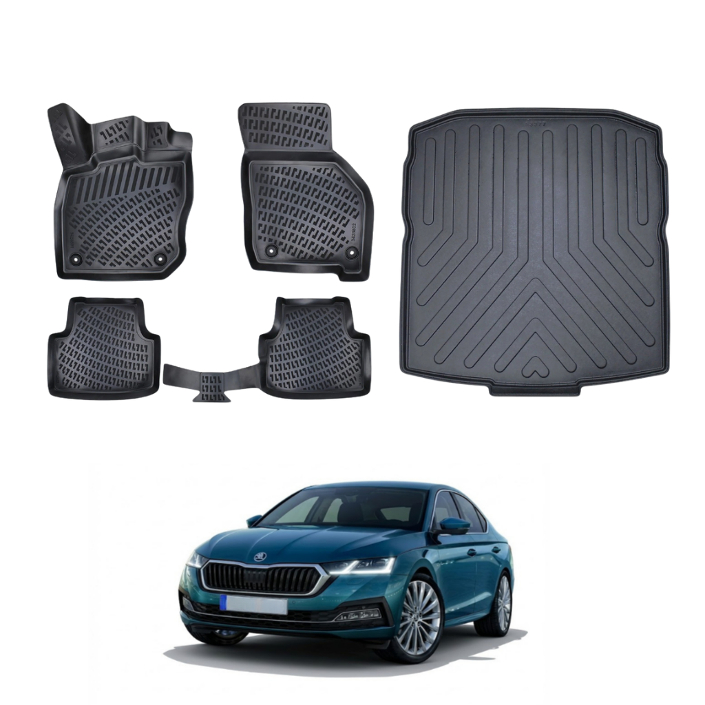 Skoda Octavia Floor Mats and Cargo Liner 2020-2026
