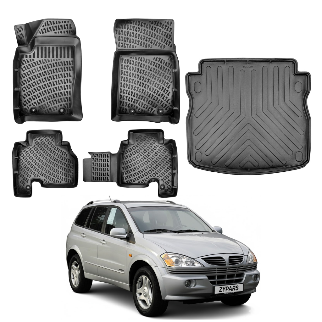 Ssangyong Kyron Floor Mats and Cargo Liner 2005-2026