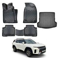 Ssangyong Torres Floor Mats and Cargo Liner 2023-2026, All Weather TPE Front, Rear & Cargo Set