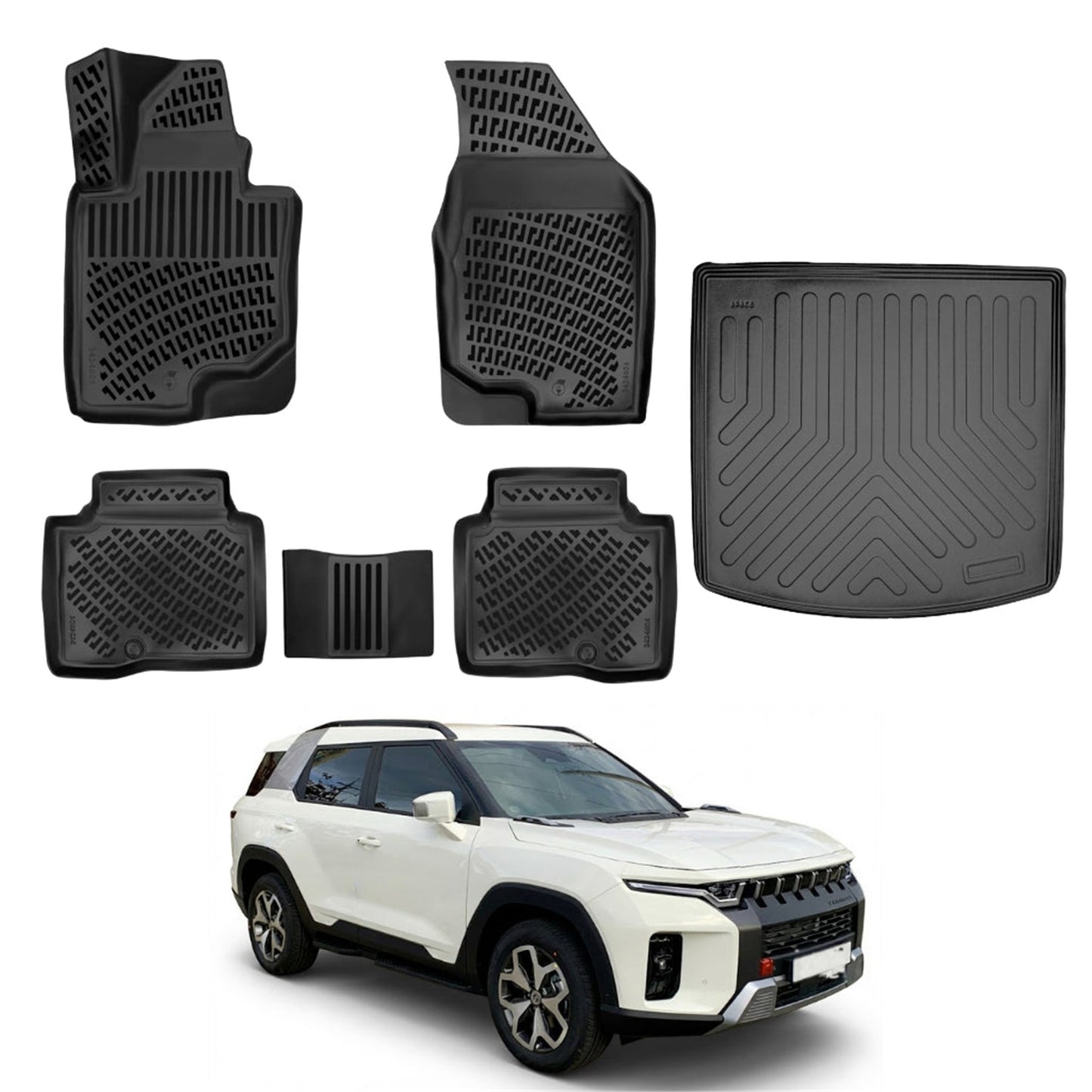 Ssangyong Torres Floor Mats and Cargo Liner 2023-2026 - Auto Accessory