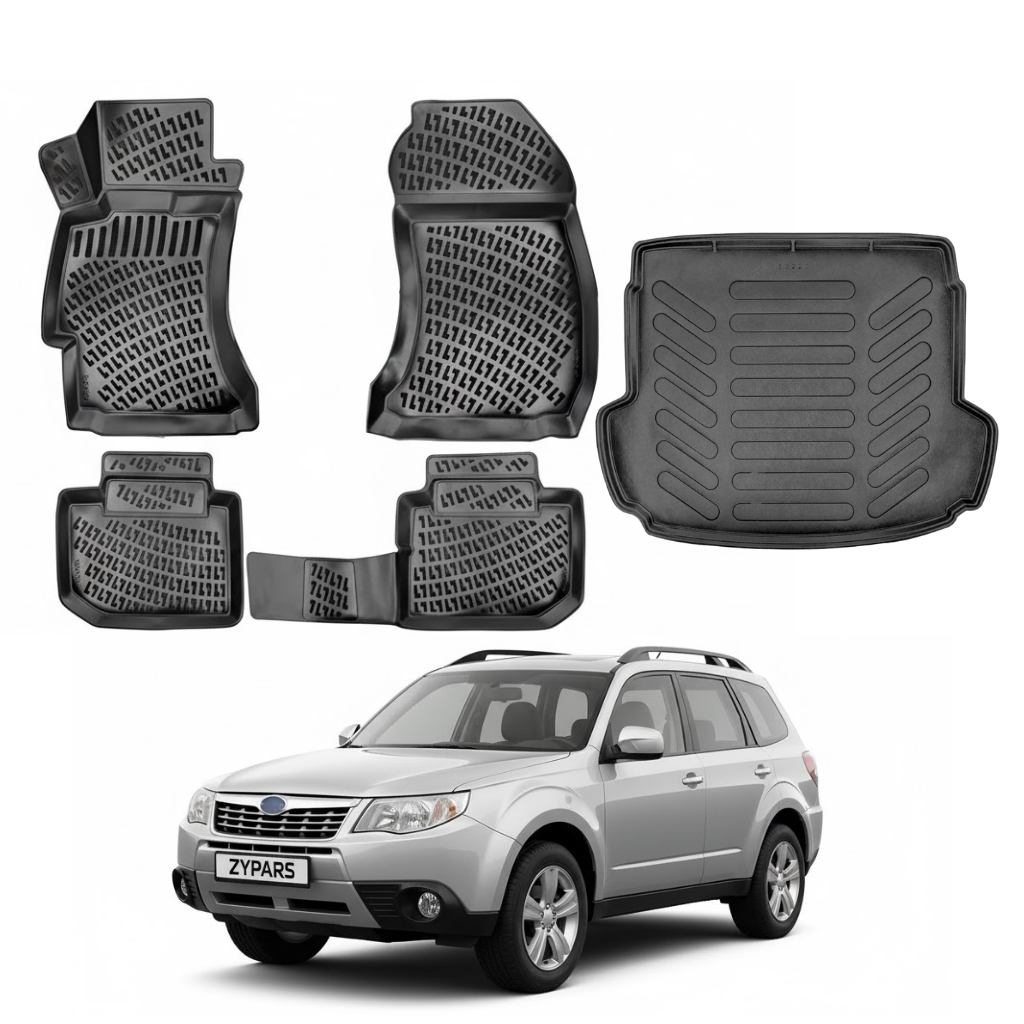 Subaru Forester Floor Mats and Cargo Liner 2007-2012