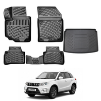 Suzuki Vitara and (Top Floor Mats and Cargo Liner 2015-2025, All Weather TPE Front, Rear & Cargo Set
