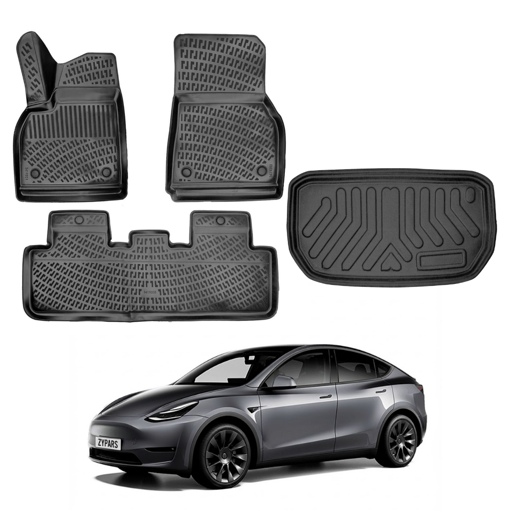 Tesla Model Y Floor Mats and Cargo Liner 2019-2026 | Ehiltek Shop