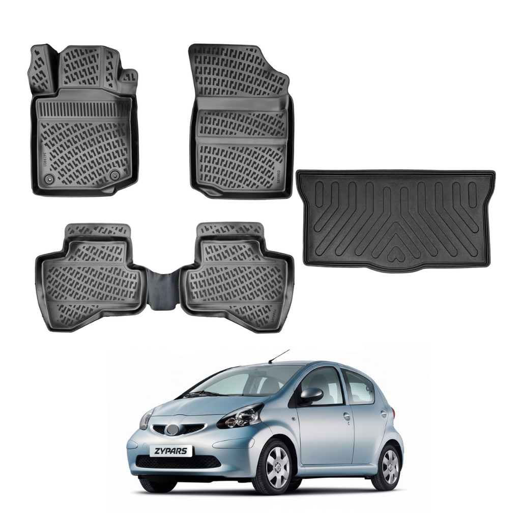 Toyota Aygo Floor Mats and Cargo Liner 2005-2014