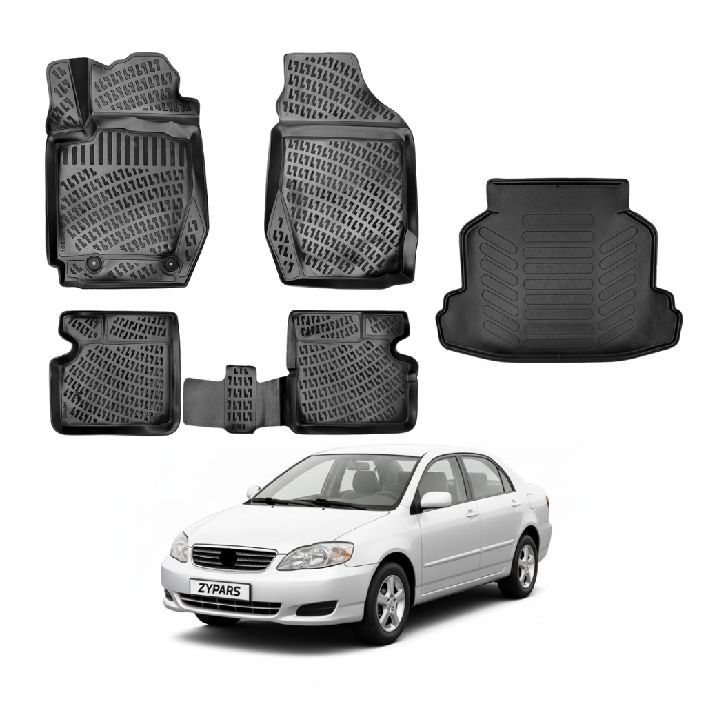 Toyota Corolla Floor Mats and Cargo Liner 2002-2007 | Ehiltek Shop
