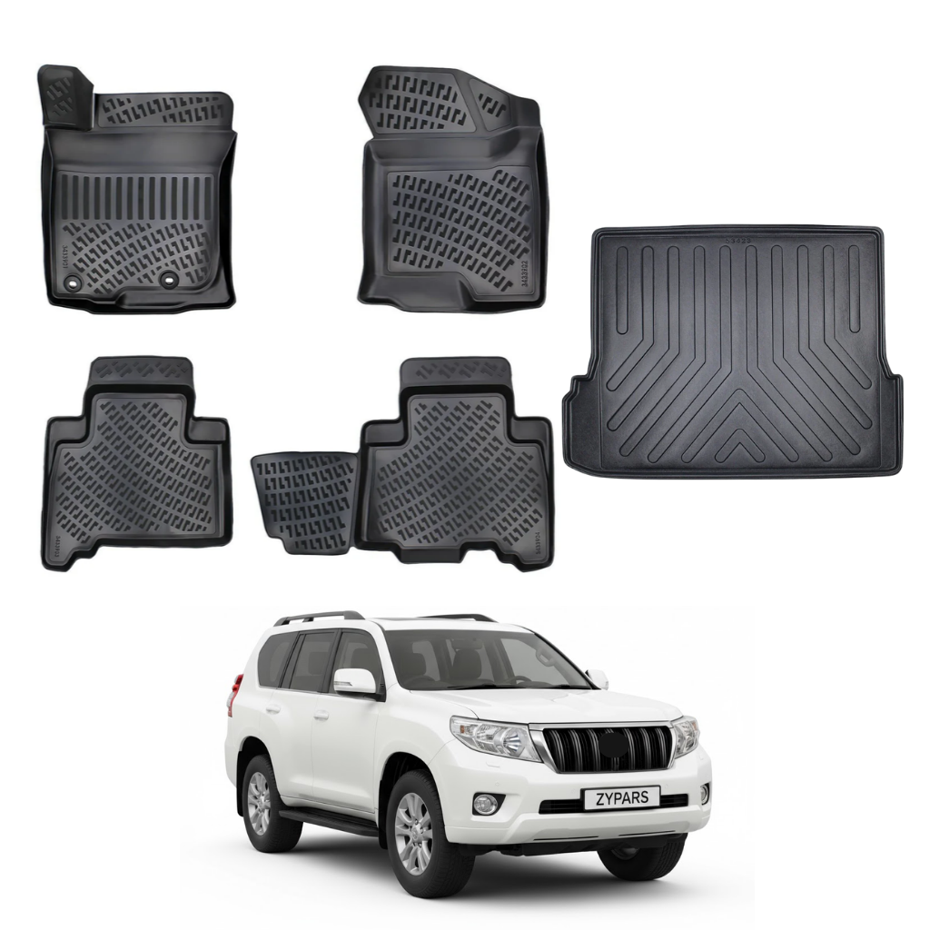 Toyota Land Cruiser Prado J150 Floor Mats and Cargo Liner 2009-2023