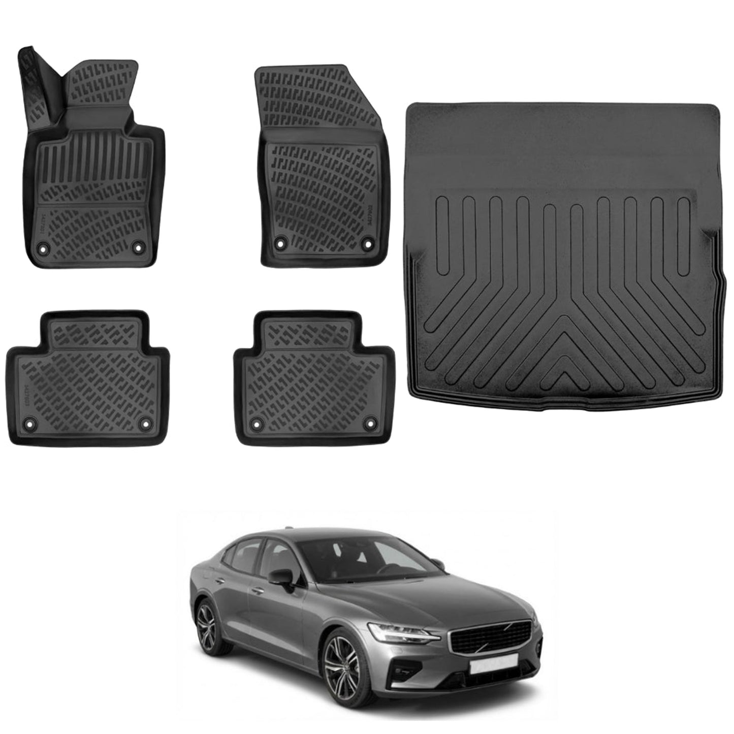 Volvo S60 Floor Mats and Cargo Liner 2019-2026 - Auto Accessory