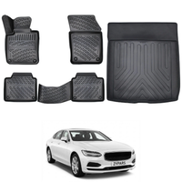 Volvo S90 Floor Mats and Cargo Liner 2016-2026, All Weather TPE Front, Rear & Cargo Set