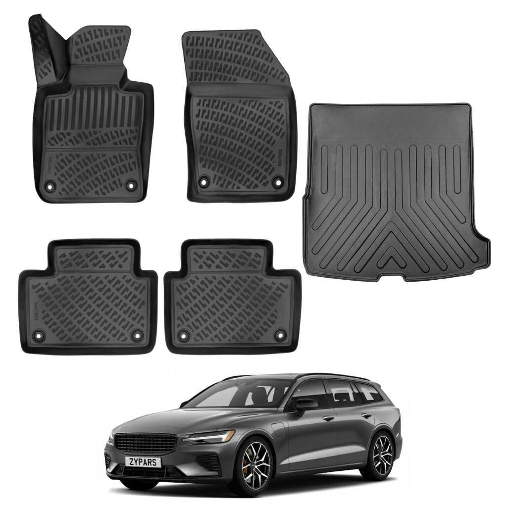 Volvo V60 Recharge Floor Mats and Cargo Liner 2021-2026 - Ehiltek Shop