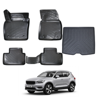 Volvo XC40 Floor Mats and Cargo Liner 2018-2026, All Weather TPE Front, Rear & Cargo Set