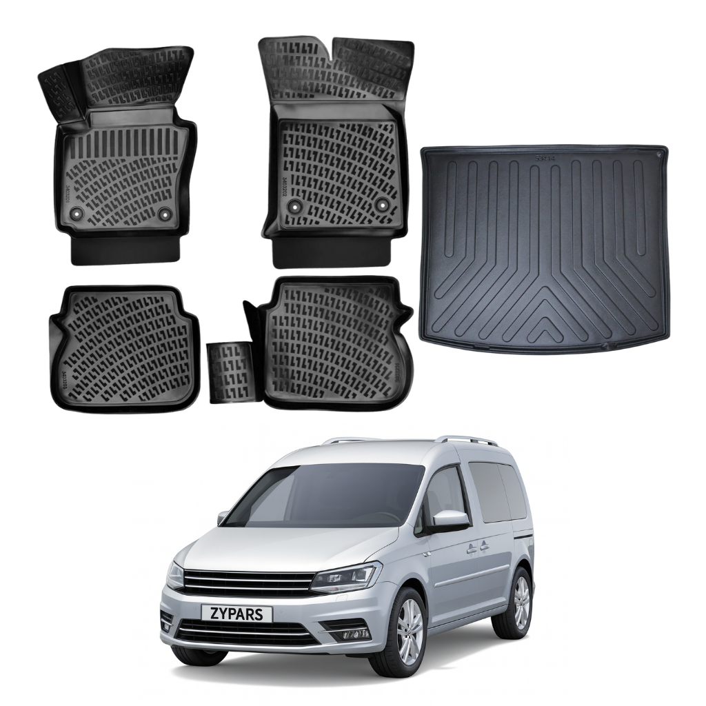 Volkswagen Caddy Floor Mats and Cargo Liner 2016-2020
