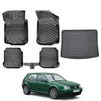 Volkswagen Golf Floor Mats and Cargo Liner 1997-2005, All Weather TPE Front, Rear & Cargo Set