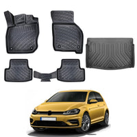 Volkswagen Golf Floor Mats and Cargo Liner 2019-2026 - Auto Accessory SKU: 5084