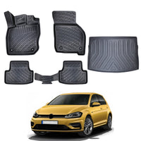 Volkswagen Golf Floor Mats and Cargo Liner 2019-2026 - Auto Accessory SKU: 5085