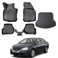 Volkswagen Jetta Floor Mats and Cargo Liner 2005-2011, All Weather TPE Front, Rear & Cargo Set