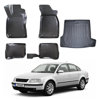 Volkswagen Passat B5 Floor Mats and Cargo Liner 1996-2005, All Weather TPE Front, Rear & Cargo Set
