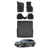 Volkswagen Passat B9 Floor Mats and Cargo Liner 2023-2026, All Weather TPE Front, Rear & Cargo Set
