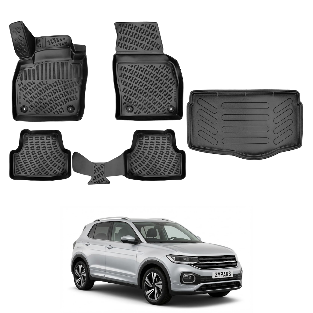 Volkswagen T-Cross Floor Mats and Cargo Liner 2019-2026 | Ehiltek Shop