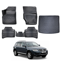 Volkswagen Touareg Floor Mats and Cargo Liner 2002-2006, All Weather TPE Front, Rear & Cargo Set